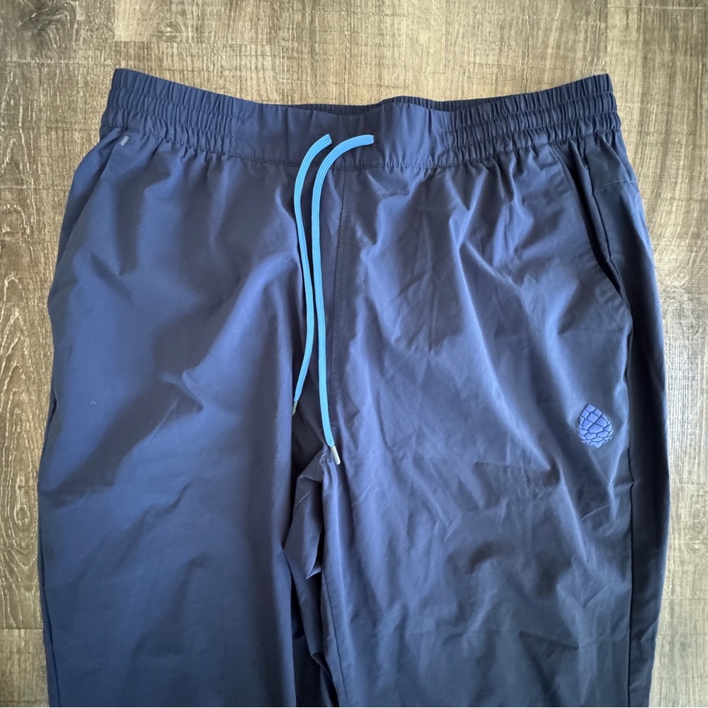 Stio Navy Blue Jogger Pants with Light Blue Drawstring - Picture 2 of 8